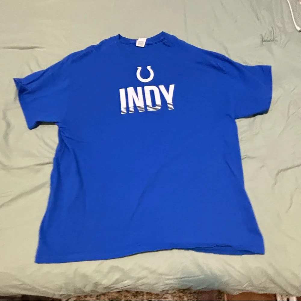 Gildan Indianapolis Colts NFL Shirt XL 100% cotton no flaws at all
